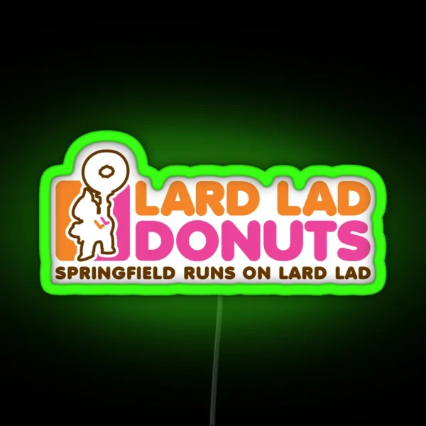Lard Lad Donuts RGB Neon Sign