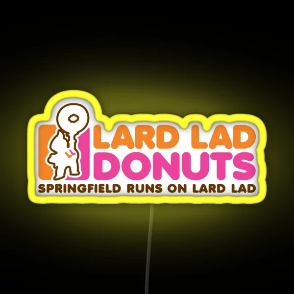 Lard Lad Donuts RGB Neon Sign