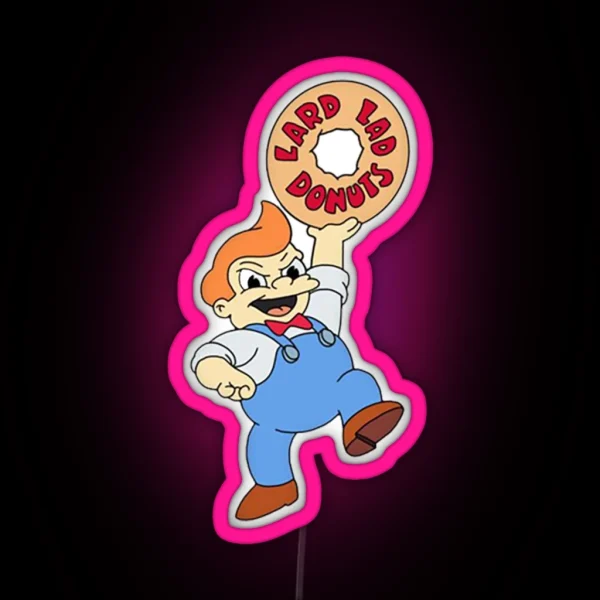 Lard Lad RGB Neon Sign