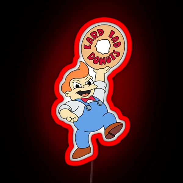Lard Lad RGB Neon Sign