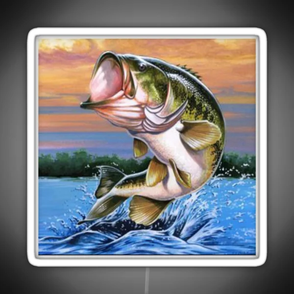Largemouth Bass Collection RGB Neon Sign