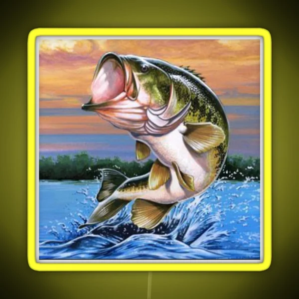 Largemouth Bass Collection RGB Neon Sign