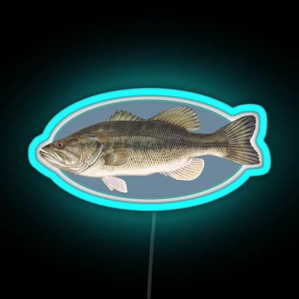 Largemouth Bass Led RGB Neon Sign