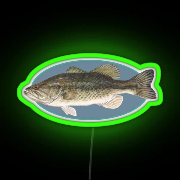 Largemouth Bass Led RGB Neon Sign