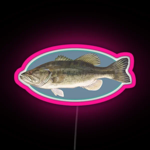 Largemouth Bass Led RGB Neon Sign