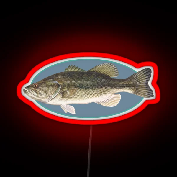Largemouth Bass Led RGB Neon Sign