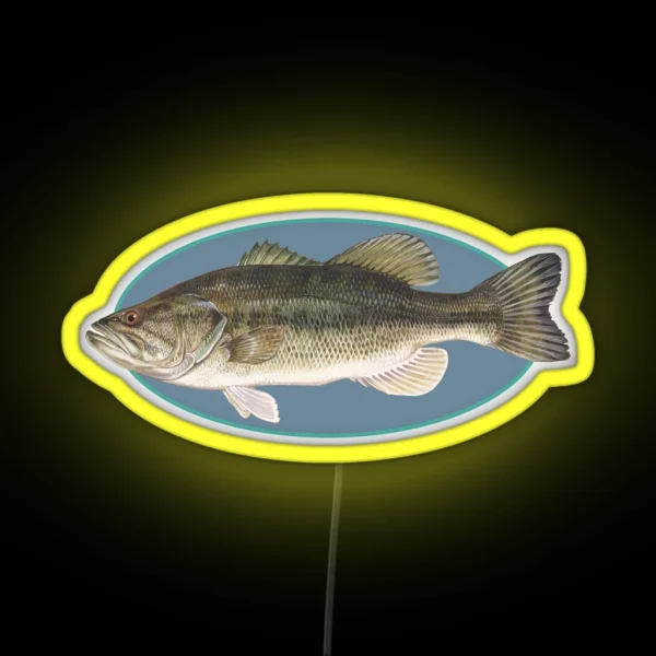 Largemouth Bass Led RGB Neon Sign