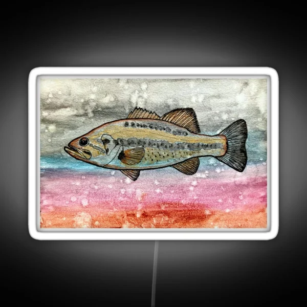 Largemouth Bass RGB Neon Sign