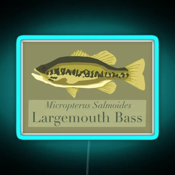 Largemouth Bass RGB Neon Sign