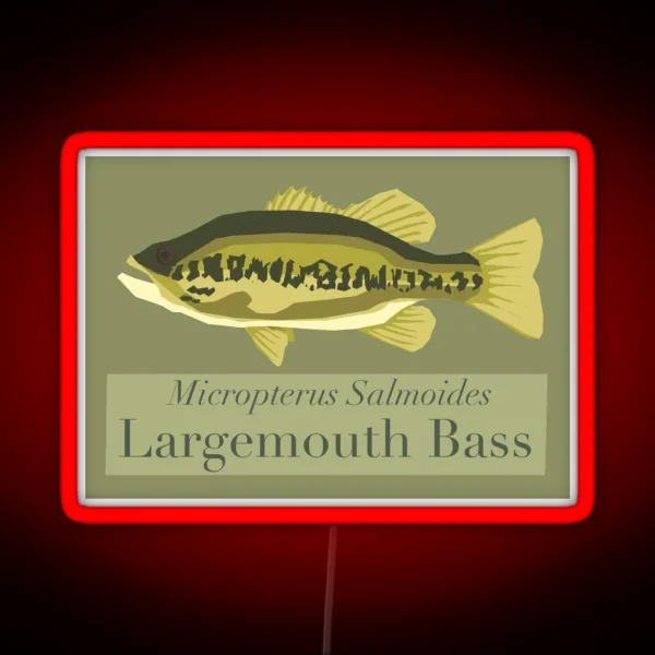 Largemouth Bass RGB Neon Sign