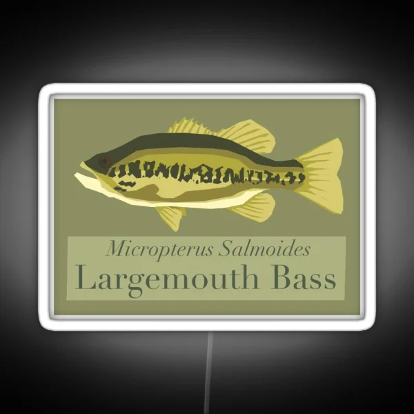 Largemouth Bass RGB Neon Sign