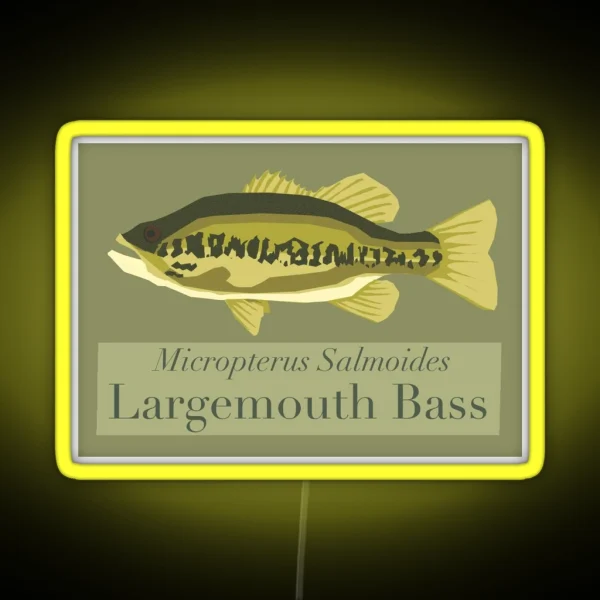 Largemouth Bass RGB Neon Sign