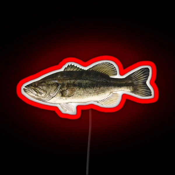 Largemouth Bass RGB Neon Sign