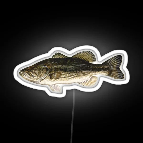 Largemouth Bass RGB Neon Sign