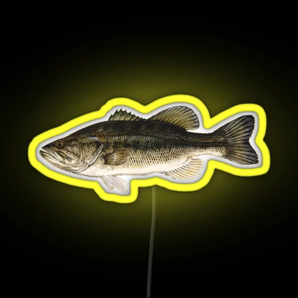 Largemouth Bass RGB Neon Sign