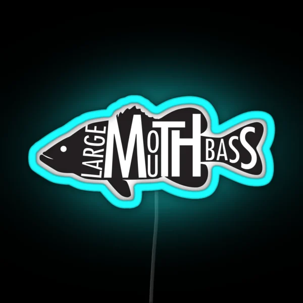 Largemouth Bass RGB Neon Sign
