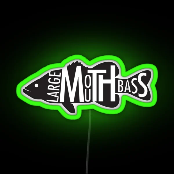 Largemouth Bass RGB Neon Sign