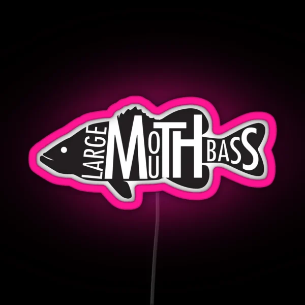 Largemouth Bass RGB Neon Sign