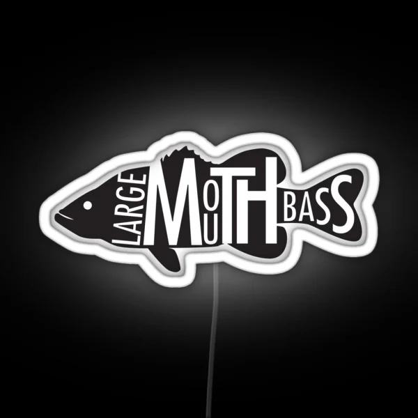 Largemouth Bass RGB Neon Sign