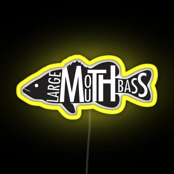 Largemouth Bass RGB Neon Sign