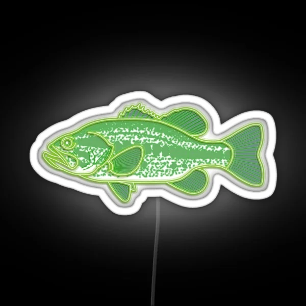 Largemouth Bass RGB Neon Sign