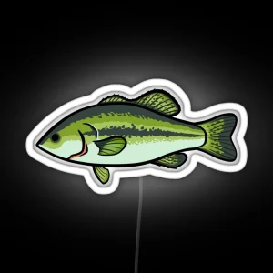 Largemouth Bass RGB Neon Sign