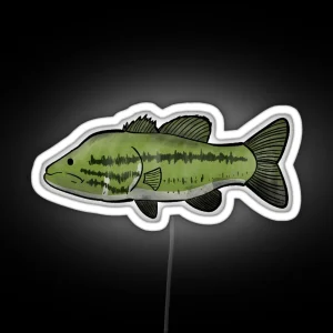 Largemouth Bass RGB Neon Sign