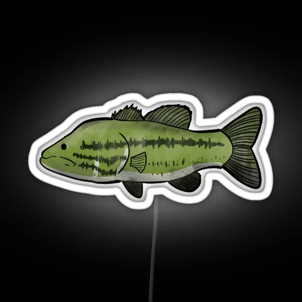 Largemouth Bass RGB Neon Sign