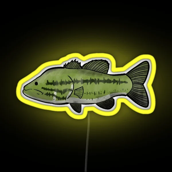 Largemouth Bass RGB Neon Sign