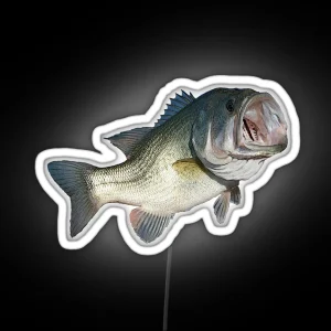 Largemouth Bass RGB Neon Sign