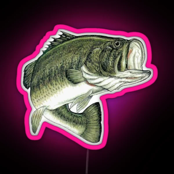 Largemouth Bass RGB Neon Sign