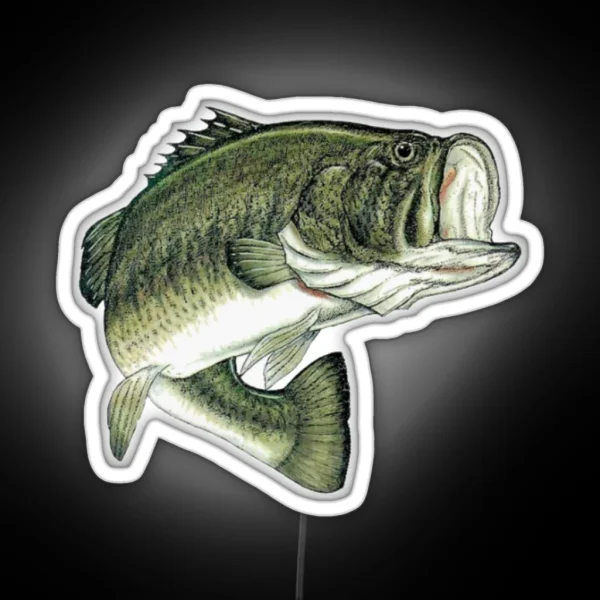 Largemouth Bass RGB Neon Sign