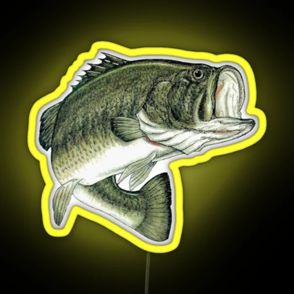 Largemouth Bass RGB Neon Sign
