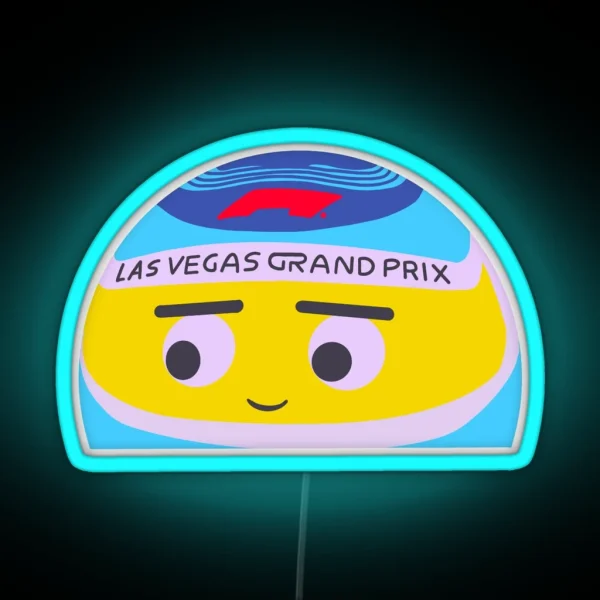 Las Vegas Grand Prix Emoji Sphere RGB Neon Sign