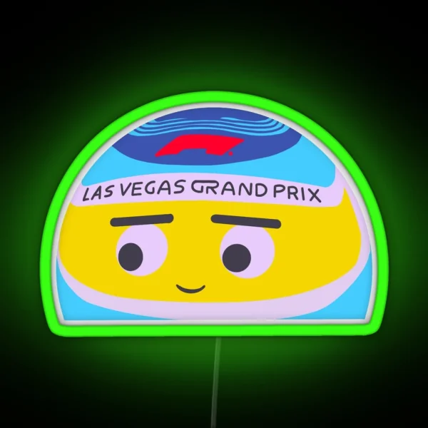 Las Vegas Grand Prix Emoji Sphere RGB Neon Sign