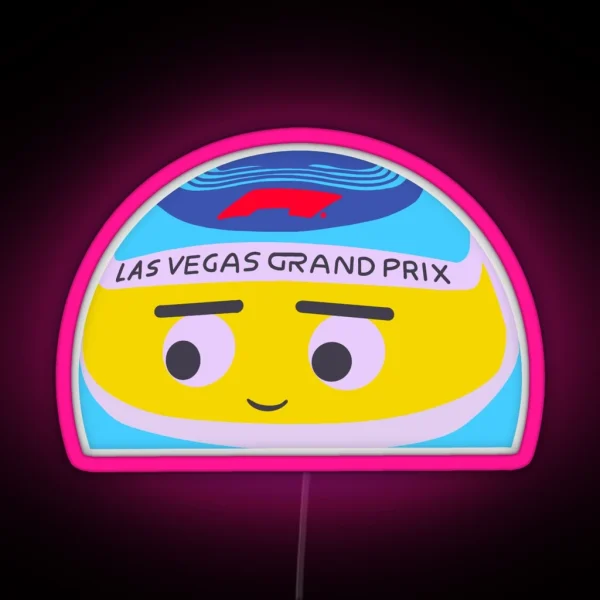 Las Vegas Grand Prix Emoji Sphere RGB Neon Sign