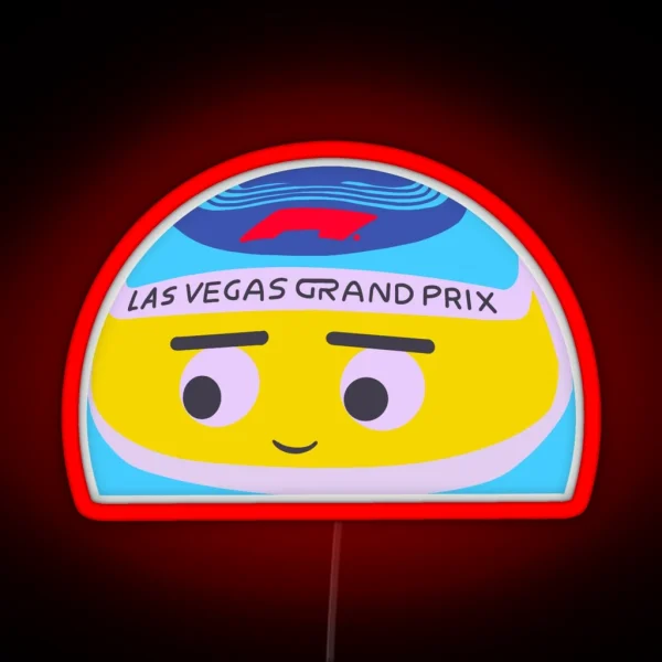 Las Vegas Grand Prix Emoji Sphere RGB Neon Sign