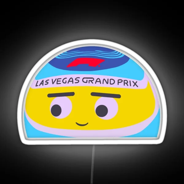 Las Vegas Grand Prix Emoji Sphere RGB Neon Sign