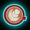 Latte Art B Led RGB Neon Sign - Image 2