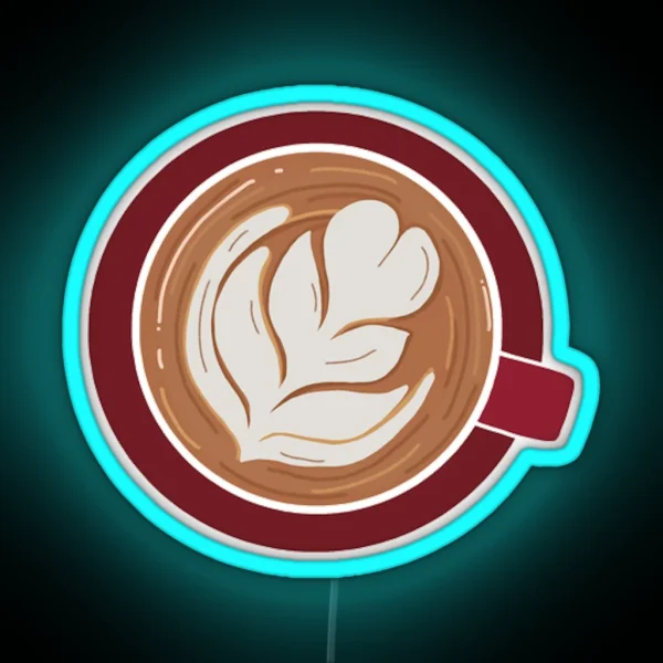 Latte Art B Led RGB Neon Sign
