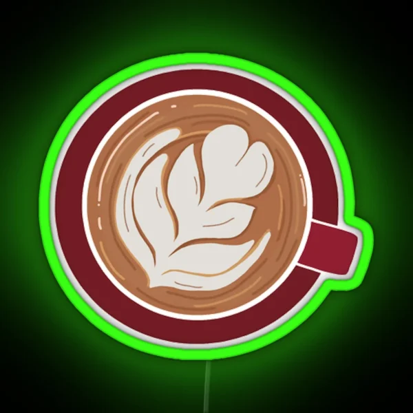 Latte Art B Led RGB Neon Sign