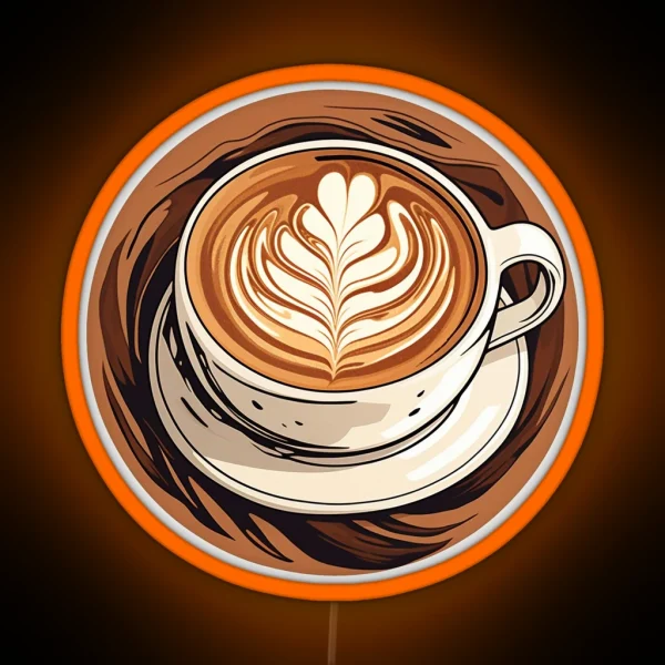 Latte Art Led 3 RGB Neon Sign