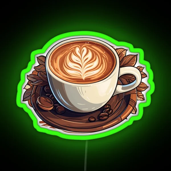 Latte Art Led RGB Neon Sign