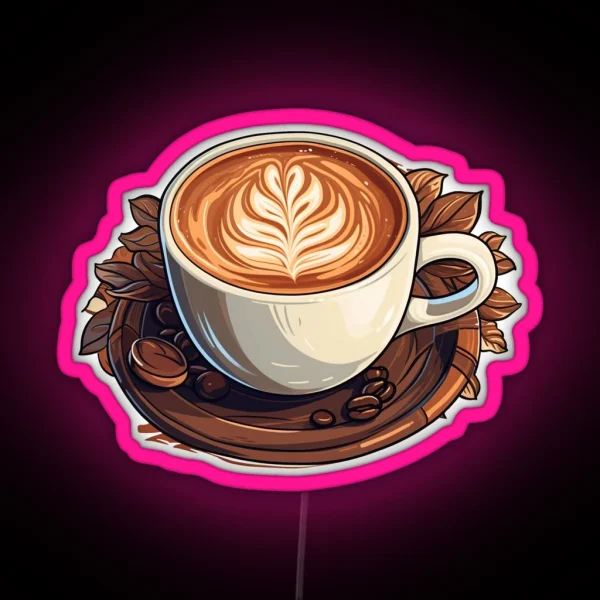 Latte Art Led RGB Neon Sign