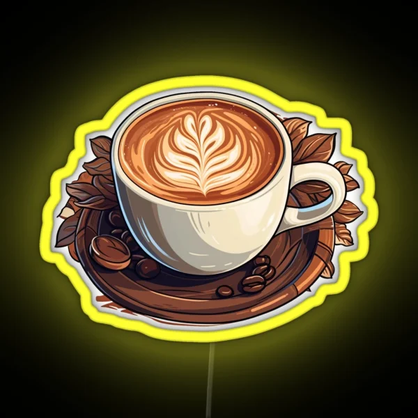 Latte Art Led RGB Neon Sign
