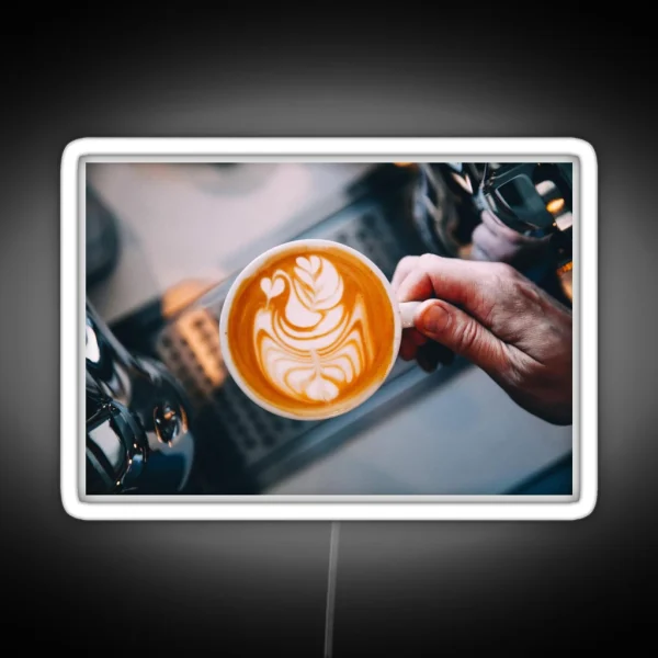 Latte Art RGB Neon Sign