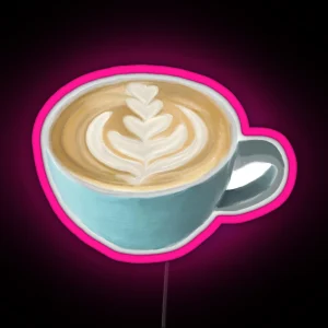 Latte Art RGB Neon Sign