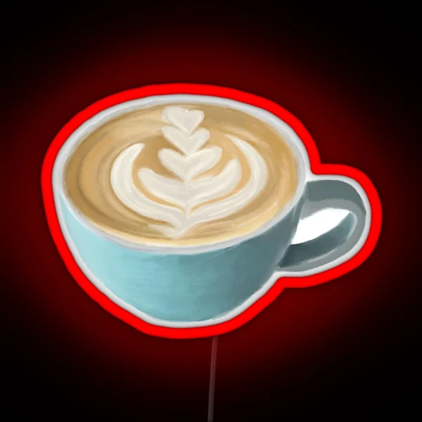 Latte Art RGB Neon Sign