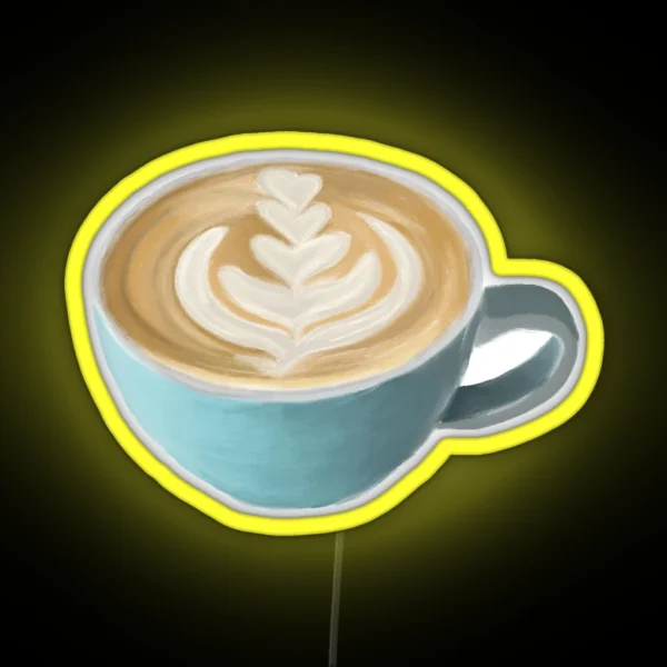 Latte Art RGB Neon Sign