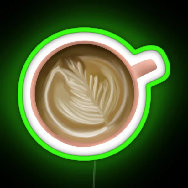 Latte Art RGB Neon Sign
